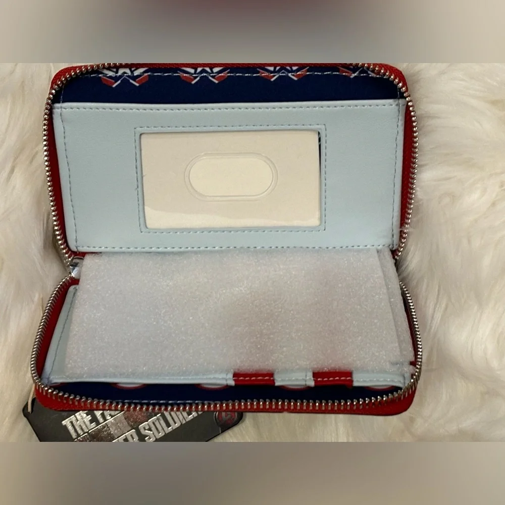 “Set” Loungefly Marvel Falcon Captain America Cosplay Mini Backpack and Wallet